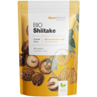 MycoMedica Shiitake sušená 100 g – Hledejceny.cz