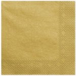 Unique Ubrousky papírové EKO zlaté 33x33cm 20ks – Zboží Dáma