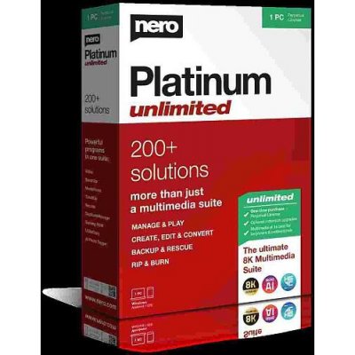 Nero Platinum Unlimited CZ EMEA-12220015/1445 – Zboží Mobilmania