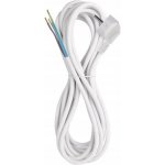 Emos Flexo šňůra PVC 3× 1,5mm2, 2m, bílá S14322 – Zboží Živě