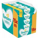 Vlhčený ubrousek Pampers Sensitive dětské čisticí ubrousky 15 x 80 ks