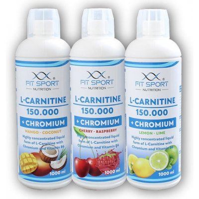 FitSport Nutrition L-Carnitine 150000 + Chromium 3000 ml – Hledejceny.cz