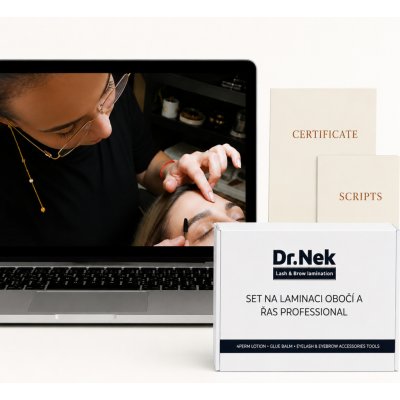 Dr.Nek Online kurz Laminace řas Professional s příslušenstvím - elektronická verze – Hledejceny.cz