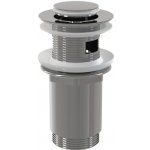 Alcadrain výpust umyvadlová click/clack 5/4", celokovová, s přepadem, malá zátka, chrom A391 – Sleviste.cz