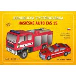 Hasičské auto Cas 15 jednoduchá vystřihovánka – Hledejceny.cz