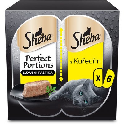 Sheba Perfect Portions s kuřecím 6 x 37,5 g – Sleviste.cz