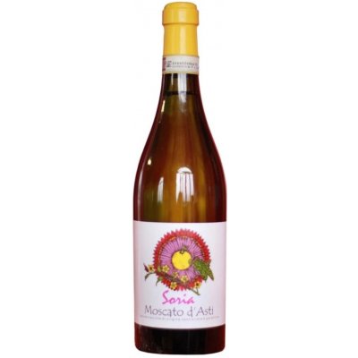 Matteo Soria Moscato d'Asti 5% 0,75 l (holá láhev) – Zboží Dáma