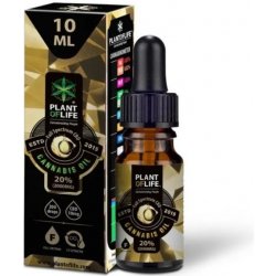 PLANT OF LIFE CBD/CBG Kapky Konopný olej s CBD 20% Fullspectrum 10 ml