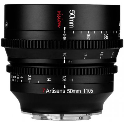 7Artisans 50mm T1.05 Vision Cine Fujifilm X – Hledejceny.cz