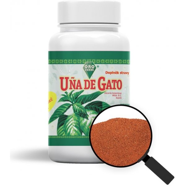 Doplněk stravy Oro Verde Uňa de Gato Vilcacora kočičí dráp 350 mg 100 kapslí