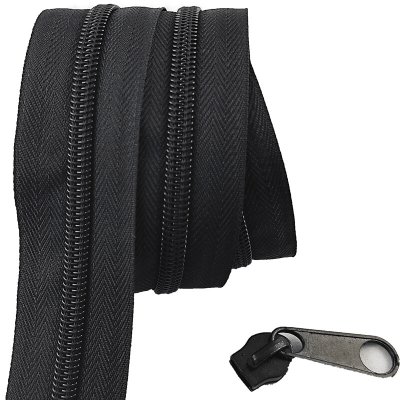 Zip spirálový černý 5 mm metráž – Hledejceny.cz