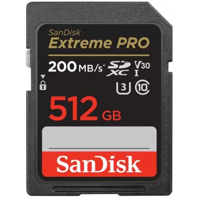 SanDisk SDXC UHS-I U3 512 GB SDSDXXD-512G-GN4IN – Zbozi.Blesk.cz