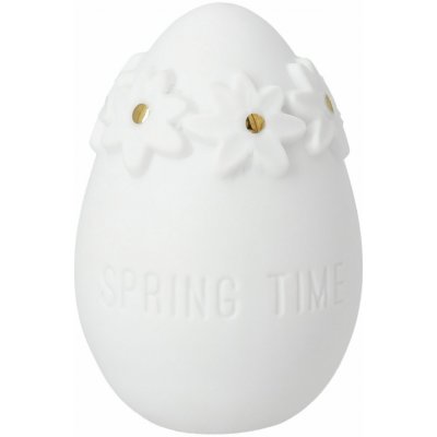 räder Velikonoční dekorace Floral Egg / Gold details, bílá barva, porcelán – Hledejceny.cz