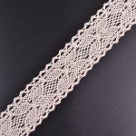 Takoy Bavlněná krajka ecru 4 cm – Zboží Dáma
