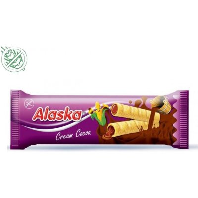 Alaska Kukuřičné trubičky kakaový krém 18 g – Zboží Dáma