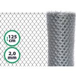 Pletivo pozinkované výška 125 cm s ND (2 mm; 50x50 mm; Zn) – Hledejceny.cz