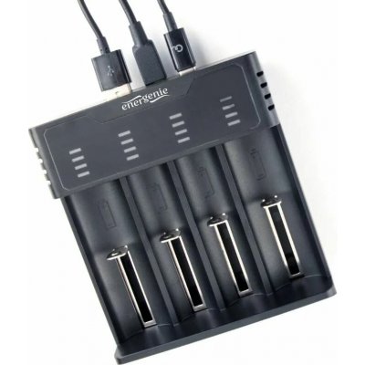 GEMBIRD Ni-MH + Li-ion Fast Battery Charger, black – Hledejceny.cz