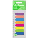 Záložky samolepicí plastové 12 x 45 mm ErichKrause Neon Arrows 8 x 25l – Hledejceny.cz