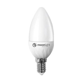 Moonlight LED žárovka E14 220-240V 7W 570lm 6000k studená 50000h 2835 37mm/100mm