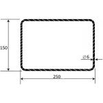 ŽELEZO Třmínek do betonu 25x15 R6 – Zboží Mobilmania