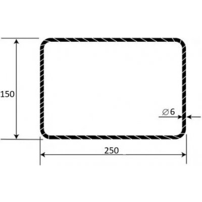 ŽELEZO Třmínek do betonu 25x15 R6 – Zboží Mobilmania