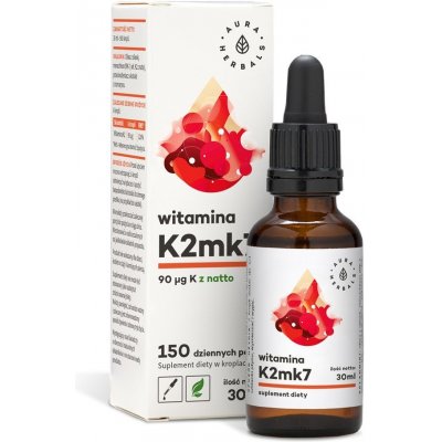 Aura Herbals Vitamin K2mk7 30 ml – Hledejceny.cz