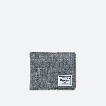 Herschel Supply Roy Coin RFID Raven Crosshatch