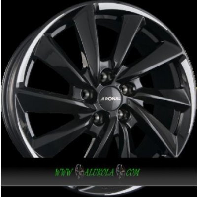 Ronal R70 7,5x18 5x112 ET49 jetblack white Tail blue – Hledejceny.cz