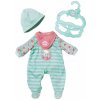 Výbavička pro panenky Zapf Creation Baby Annabell Little Pohodlné oblečení 36 cm tyrkysové dupačky