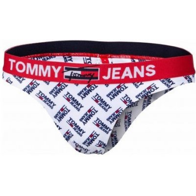 Tommy Hilfiger Tommy Jeans spodní část bikin BRAZILIAN bílá