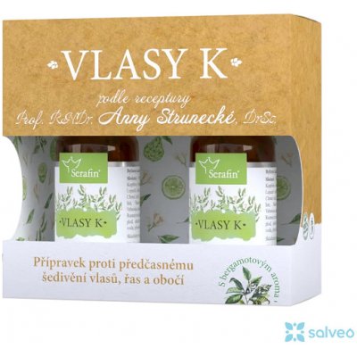 Serafin Vlasy K proti šedivění vlasů 2 x 50 ml – Zboží Dáma Serafin Vlasy K proti šedivění vlasů 2 x 50 ml – Zboží Dáma