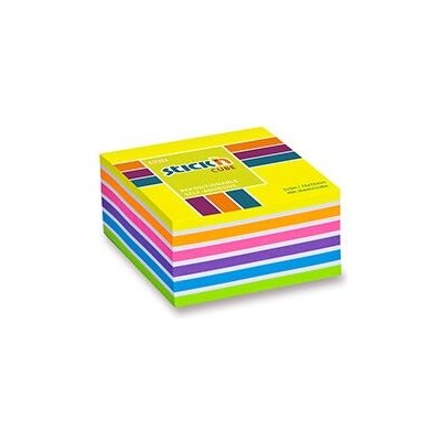 Hopax Stick'n Neon Notes - samolepicí bloček - 76 × 76 mm, 400 l., žlutý – Zboží Dáma