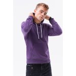Ombre Clothing mikina s kapucí Kael fialová – Zboží Mobilmania