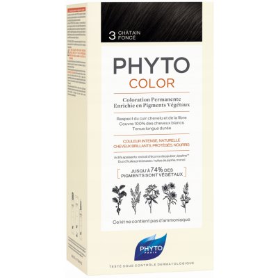 Phyto Color barva na vlasy bez amoniaku 3 Dark Brown