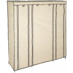 tectake 402527 látková s 12 ti přihrádkami 150x175x45cm béžová – Zboží Mobilmania