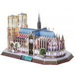 CubicFun 3D puzzle svítící Notre Dame 149 ks – Zboží Dáma