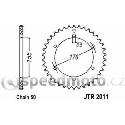 JT Sprockets JTR 2011-46 – Zbozi.Blesk.cz