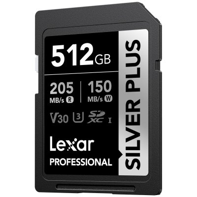 Lexar SDXC Professional Silver Plus 512GB LSDSIPL512G-BNNNG – Zboží Mobilmania