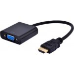 Gembird Adapter HDMI-A - VGA (M/F), černý - A-HDMI-VGA-04 – Zboží Živě
