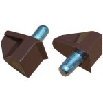 ZTS Policová podpěrka-plast+kov (pr.5x16mm),(Zn), hnědý plast F0501.02 B3P – Hledejceny.cz