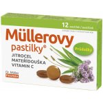 Dr. Müller Müllerovy pastilky s jitrocelem mateřídouškou 12 ks – Hledejceny.cz