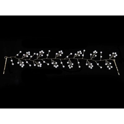 Ozdoba do vlasů s perličkami Barva: zlatá – Hledejceny.cz