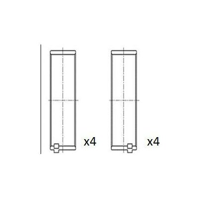 Ojniční ložisko FAI AutoParts BB2053-STD | Zboží Auto