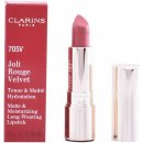 Clarins Sametově matná rtěnka Joli Rouge Velvet 705 Soft Berry 3,5 g