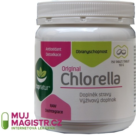 Topnatur Chlorella 200 mg 750 tablet od 337 Kč - Heureka.cz