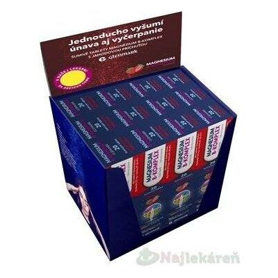 GLENMARK Magnesium B-komplex 12×20 šumivých tablet – Hledejceny.cz