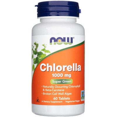 Now Foods Chlorella 1000 mg 60 tablet – Hledejceny.cz