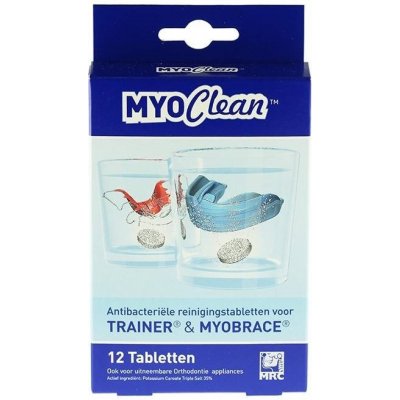 MYOClean čisticí tablety na chrániče zubů a rovnátka 12 ks