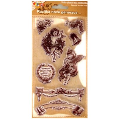 Creatoys Gelová razítka Andílci bordury – Hledejceny.cz