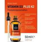 WoldoHealth Vitamin D3+K2 Kapky 1000 I.U. 50 ml – Zbozi.Blesk.cz